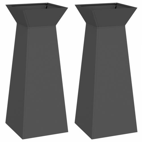 Stalak za biljke Crni Metal 40 x 40 x 101 cm Sadilice Cijena