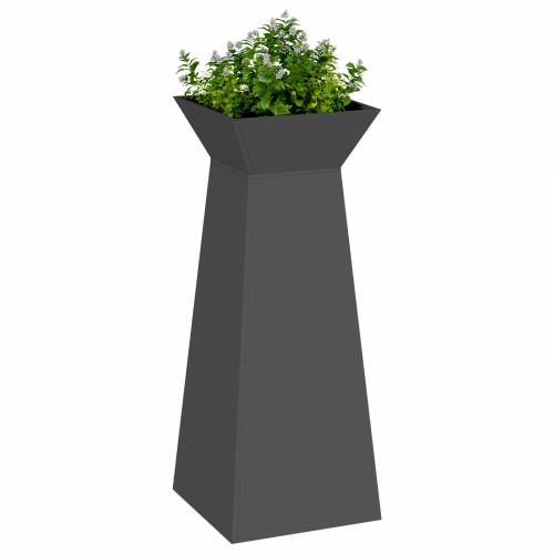 Stalak za biljke Crni Metal 40 x 40 x 101 cm Sadilice Cijena