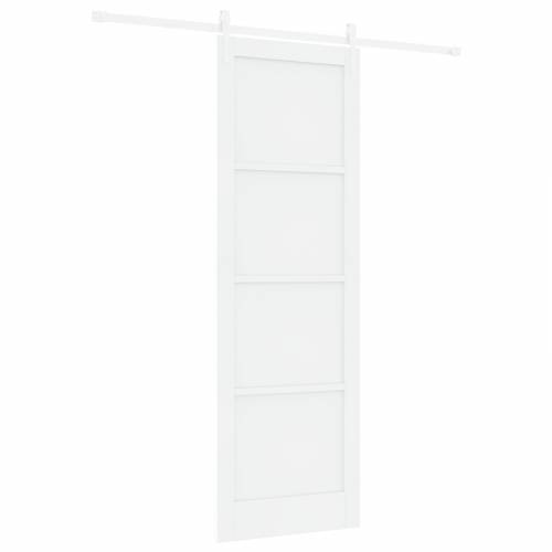 klizna vrata s setom hardvera bijela 78x232 cm čvrsta borovina Cijena