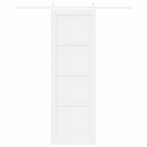 klizna vrata s setom hardvera bijela 78x232 cm čvrsta borovina Cijena