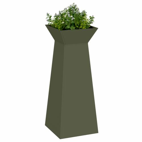 Stalak za posude Maslinasta boja Metal 40 x 40 x 101 cm Posude Cijena