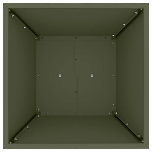 Stalak za posude Maslinasta boja Metal 40 x 40 x 101 cm Posude Cijena