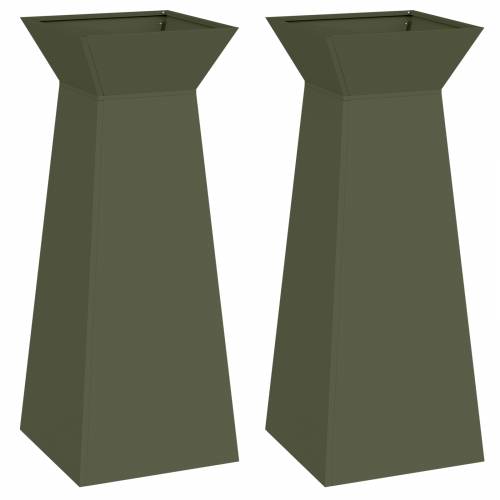 Stalak za biljke Maslinasta Metal 40 x 40 x 101 cm Cijena