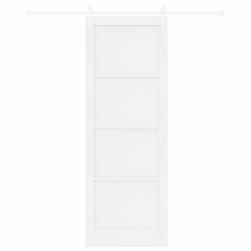 klizna vrata s hardver setom bijela 83x232 cm od punog drva bor Cijena