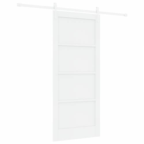 klizna vrata s opremom bijela 86x198.5 cm čvrsto drvo bor Cijena