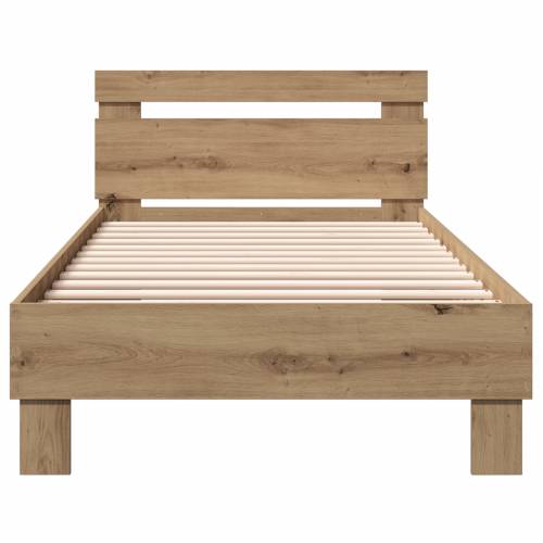 okvir kreveta od hrasta Artisan 90 x 200 cm napravljen od konstruiranog drva. Cijena