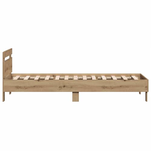 okvir kreveta od hrasta Artisan 90 x 200 cm napravljen od konstruiranog drva. Cijena