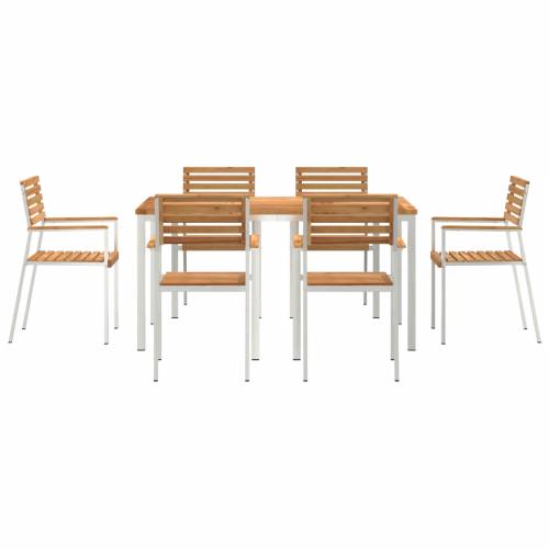 7-dijelni vrtni blagavaonski set od masivne tikovine Cijena