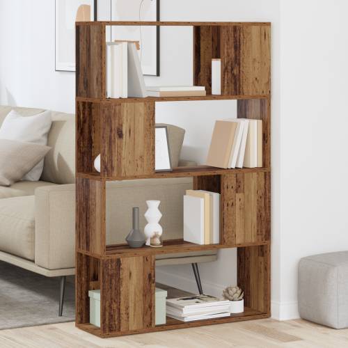 Polica za knjige Staro drvo Konstruirano drvo 80 x 24 x 124 cm Cijena