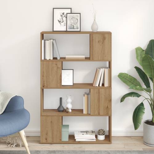 Regal Hrastovina Konstruirano drvo 80 x 24 x 124 cm Pohrana Cijena