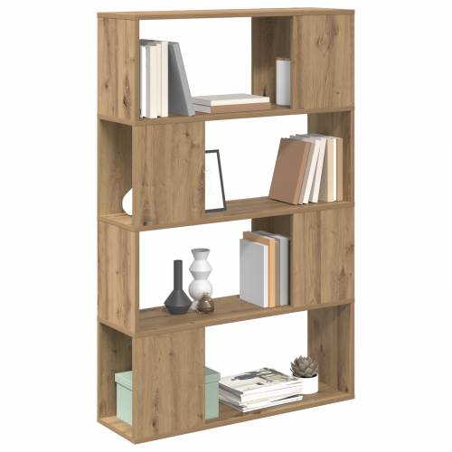 Regal Hrastovina Konstruirano drvo 80 x 24 x 124 cm Pohrana Cijena