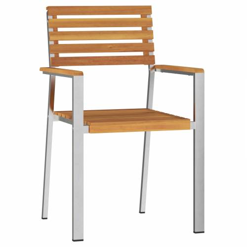 Sklopive vrtne stolice 6 kom 54.5x56x89 cm Masivno drvo bagrem Cijena