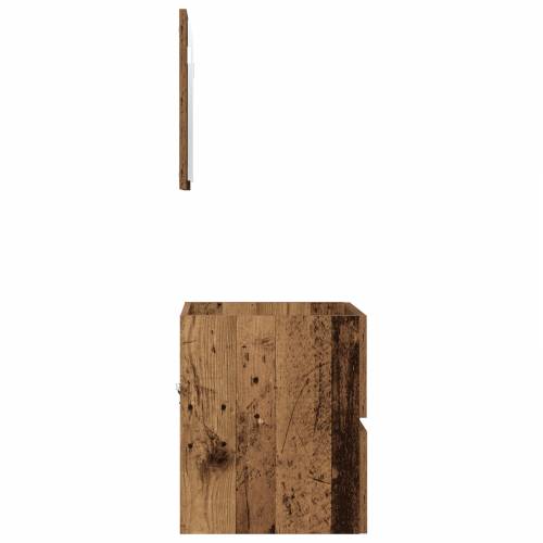 Ormar za kupaonicu Staro drvo MDF s furnirom Srednji Cijena