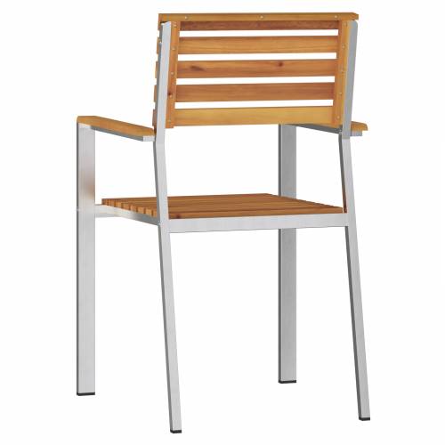 Set vrtnog namještaja 8 kom 54.5x56x89 cm Masivno drvo od bagrema Cijena