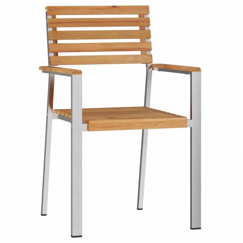 Skladne vrtne stolice 8 kom 54.5x56x89 cm Čvrsto drvo tikovine Cijena