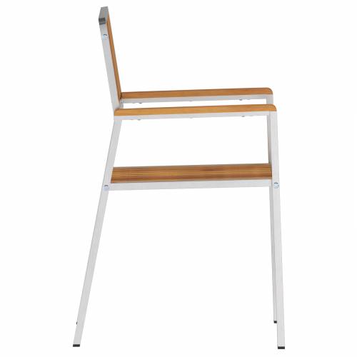 set sklopivih vrtnih stolica 6 kom 54.5x56x87 cm Čvrsta tikovina Cijena