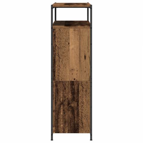 ormarić za cipele s 4 preklopne ladice staro drvo 100x34x112 cm Cijena