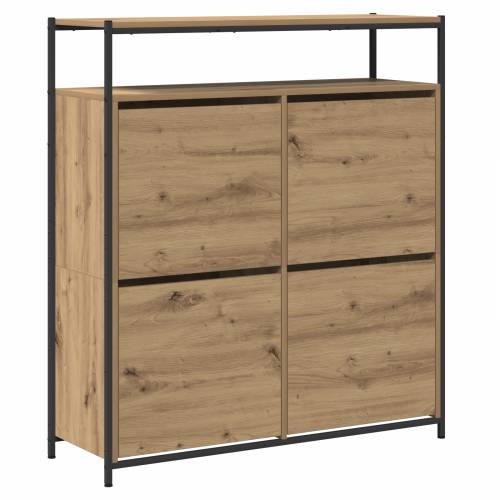 Ormarić za cipele s 4 klizna vrata Artisan hrast 100x34x112 cm Cijena
