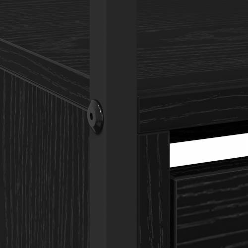 ormar za cipele s 4 preklopne ladice Crni hrast 100x34x112 cm Cijena