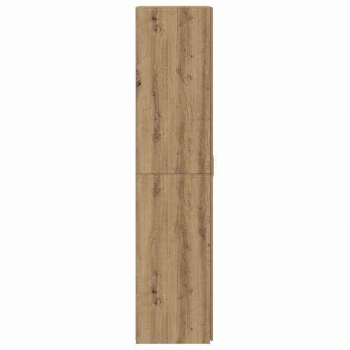 visoka komoda od hrastovine 70x42,5x185 cm konstruirano drvo Cijena