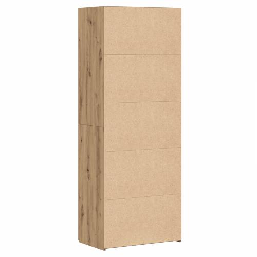 visoka komoda od hrastovine 70x42,5x185 cm konstruirano drvo Cijena