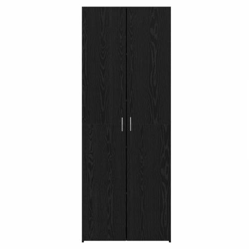 visoki ormar crni hrast 70x42.5x185 cm konstruirano drvo Cijena