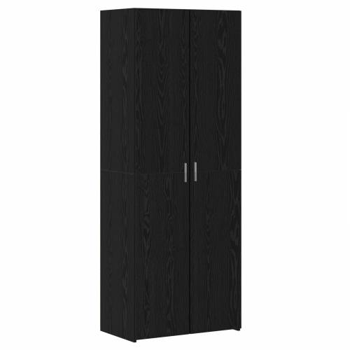 visoki ormar crni hrast 70x42.5x185 cm konstruirano drvo Cijena
