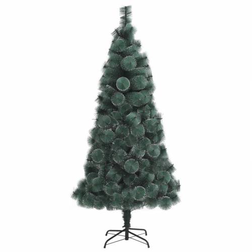 Umjetno božićno drvce s LED-ima i setom kugli zelena 150 cm PET Cijena