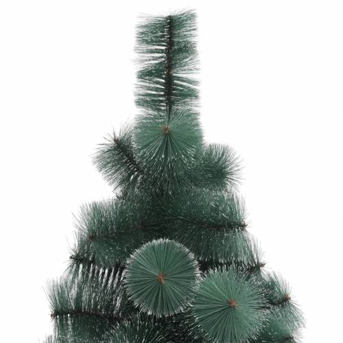 Umjetno božićno drvce s LED-ima i setom kugli zelena 150 cm PET Cijena
