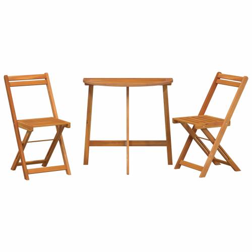set od 3 dijela skloppivih bistroa od čvrstog drva bagrem Cijena