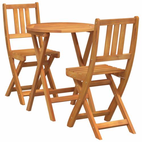 Set za bistro od 3 dijela od čvrstog bagremovog drva Cijena