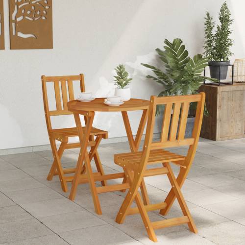 Set za bistro od 3 dijela od čvrstog bagremovog drva Cijena