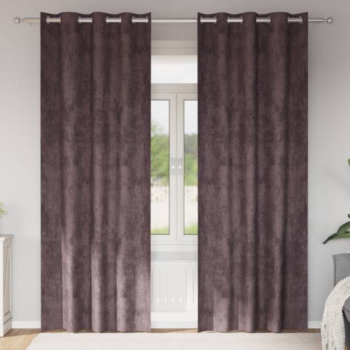 Zavjese od baršuna 2 kom s okovima Smeđa 225x140 cm Cijena