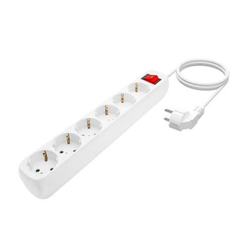 Produžni Kabel s 6 Utičnica s Prekidačem Aisens A154-0535 Bijela Cijena
