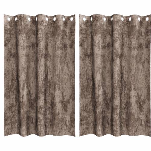 Gromet Zavjese Cappuccino Poliester 140 x 175 cm Gromet Zavjese Cijena