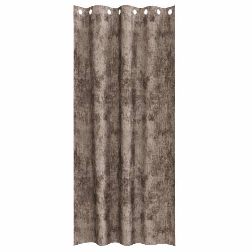 Zavjese od baršuna 2 kom s očima kapučino 245x140 cm Cijena