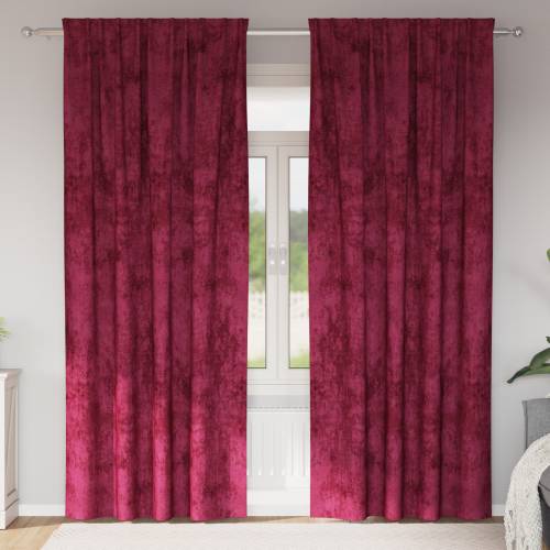 zavjese od baršuna 2 kom sa šipkom Bordo 260x140 cm Cijena