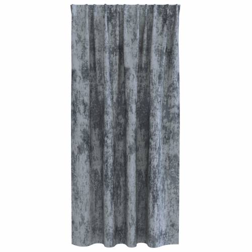Zavjese od Samta 2 komada s džepom Srebrna 175x140 cm Cijena