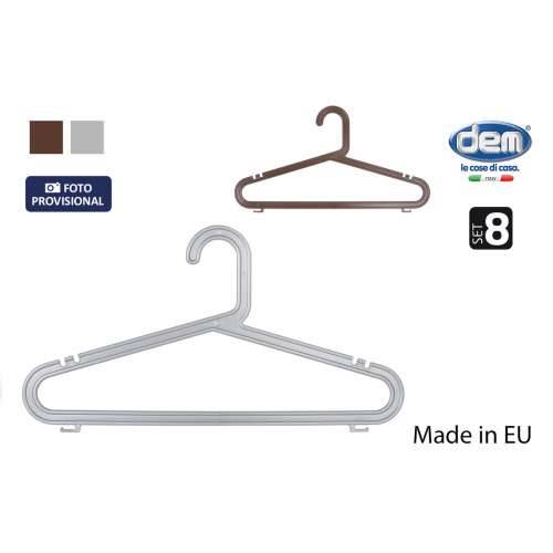 Vješalice Dem Meng Plastika 8 Dijelovi (12 kom.) Cijena