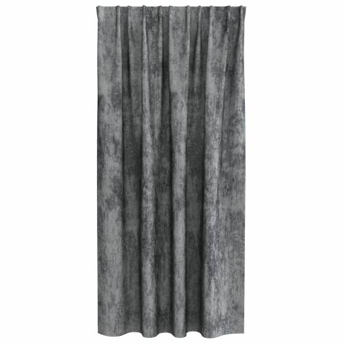 baršunaste zavjese 2 kom s okoletima siva 175x140 cm Cijena