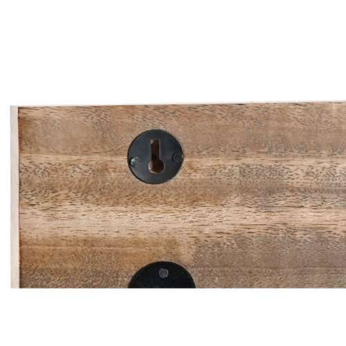 Zidna vješalica DKD Home Decor Pisana Željezo Drvo Manga Tropsko Biljni list Lakirano 38 x 5 x 18 cm (2 kom.) Cijena