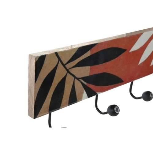 Zidna vješalica DKD Home Decor Pisana Željezo Drvo Manga Tropsko Biljni list Lakirano 38 x 5 x 18 cm (2 kom.) Cijena
