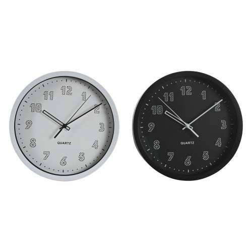 Zidni sat DKD Home Decor Bijela Crna PVC 25,4 x 4 x 25,4 cm (2 kom.) Cijena