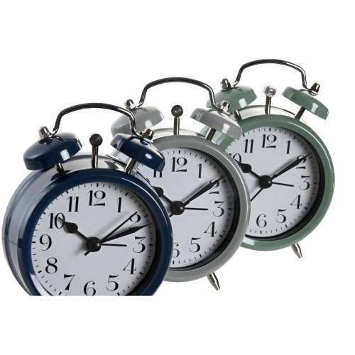 Budilica DKD Home Decor Plava Zelena Siva Vintage (3 kom.) Cijena