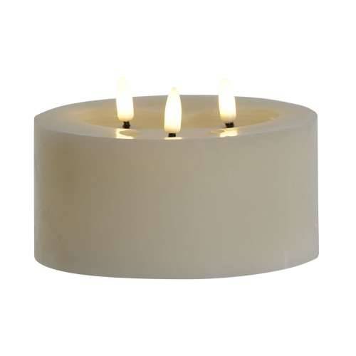 LED Svijeća Home ESPRIT Bež 15 x 15 x 7 cm (AA) Cijena