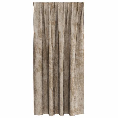 Zavjese od baršuna 2 kom s okomitim rupama šampanjac 175x140 cm Cijena