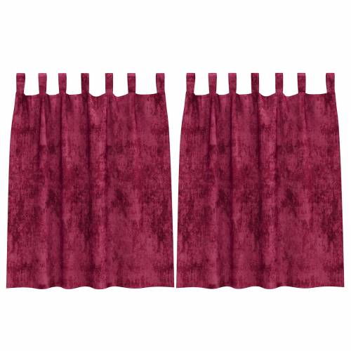 Zavjese od baršuna Bordo Poliester 140 x 140 cm Cijena