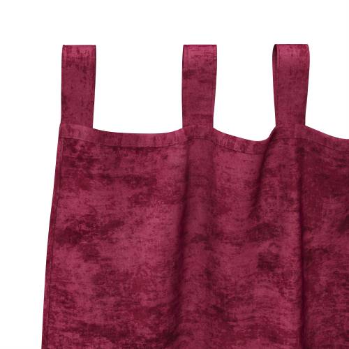 Saten zavjese 2 kom s petljama Burgundska crvena 175x140 cm Cijena