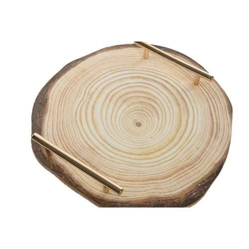Stolni ukras Home ESPRIT Smeđa zlatan 30 x 30 x 4 cm (2 kom.) Cijena