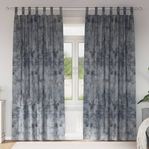Zavjese od pliša 2 komada s petljama srebrno sive 260x140 cm Cijena